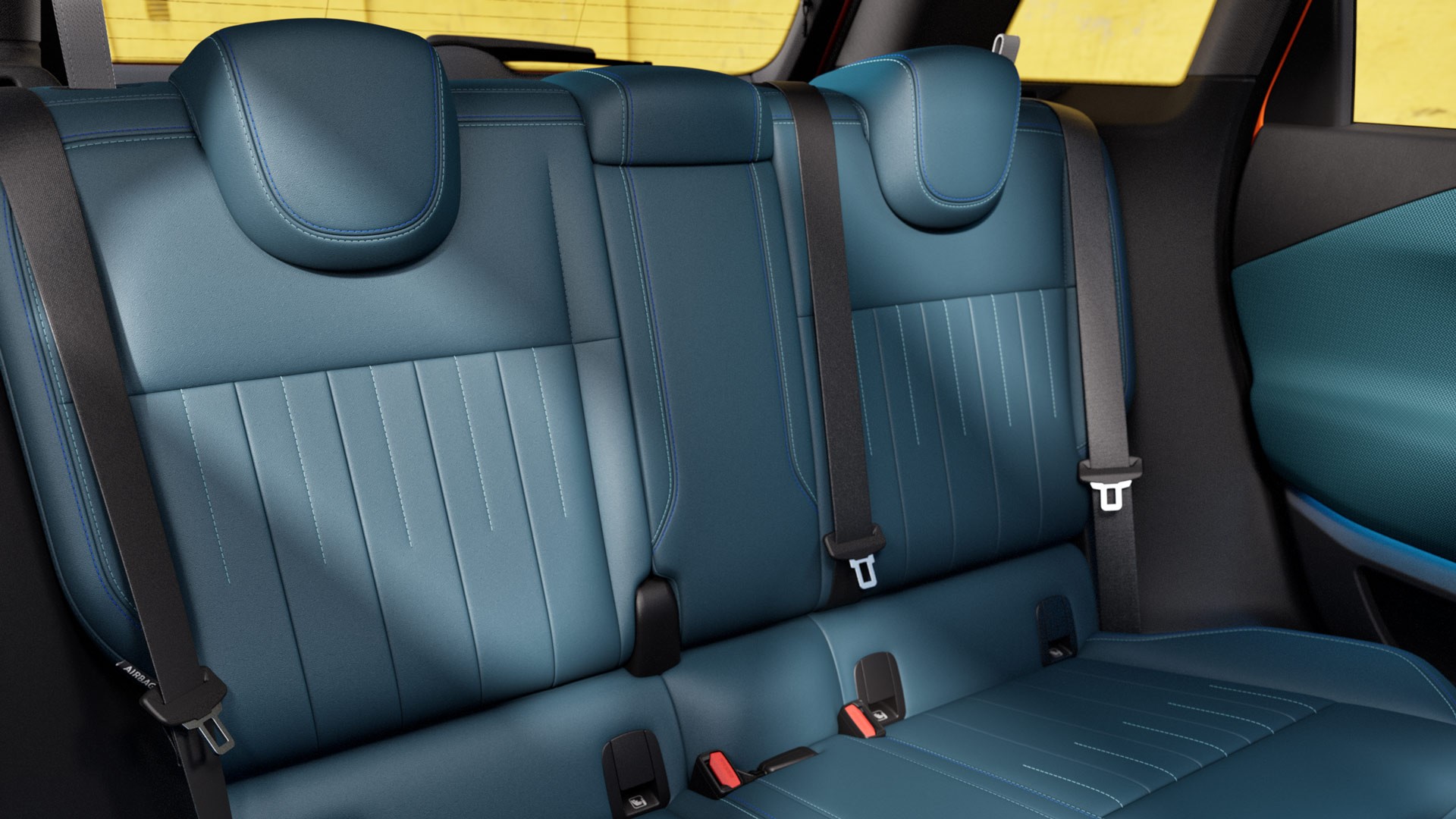 Potpuno električni MINI Aceman - interijer - održivi materijali